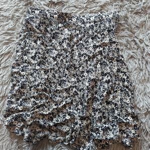 Short Floral Skirt